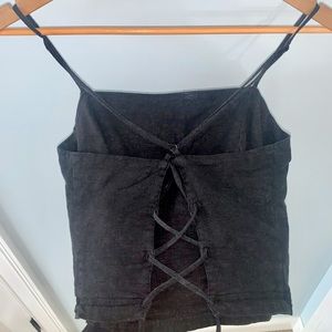 Urban Outfitter Black Crop Size Large